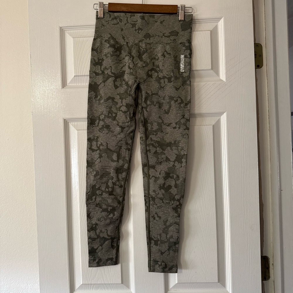 Gymshark Adapt Olive Camo High-Waist Leggings